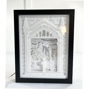 LitJoy Harry Potter Hogwarts Is Home LED Light Box Shadow Box Art Exclusive